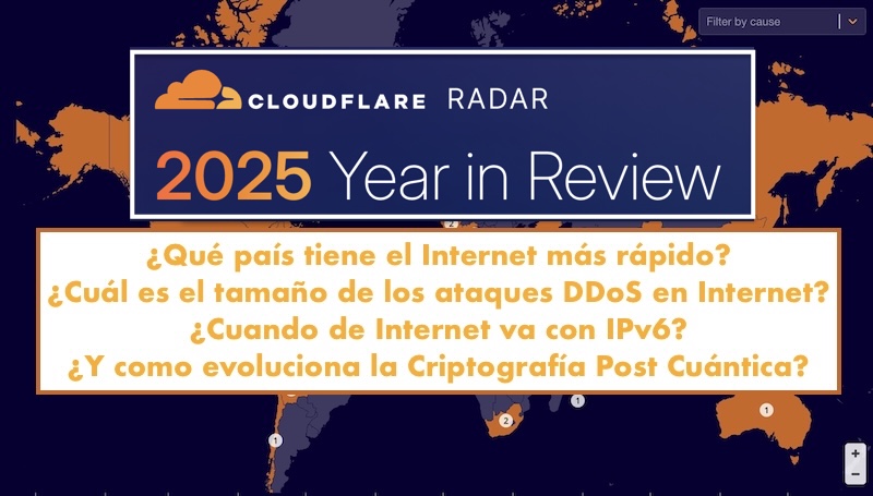 El lado del mal - Cloudflare Radar 2025: ¿Qué país tiene el Internet más rápido? ¿Cuál es el tamaño de los ataques DDoS en Internet? ¿Cuando de Internet va con IPv6? ¿Y con Cifrado Post Cuántico? elladodelmal.com/2026/01/cloudf… #PostQuantumCryptography #IPv6 #DDoS #AI #Cloudflare