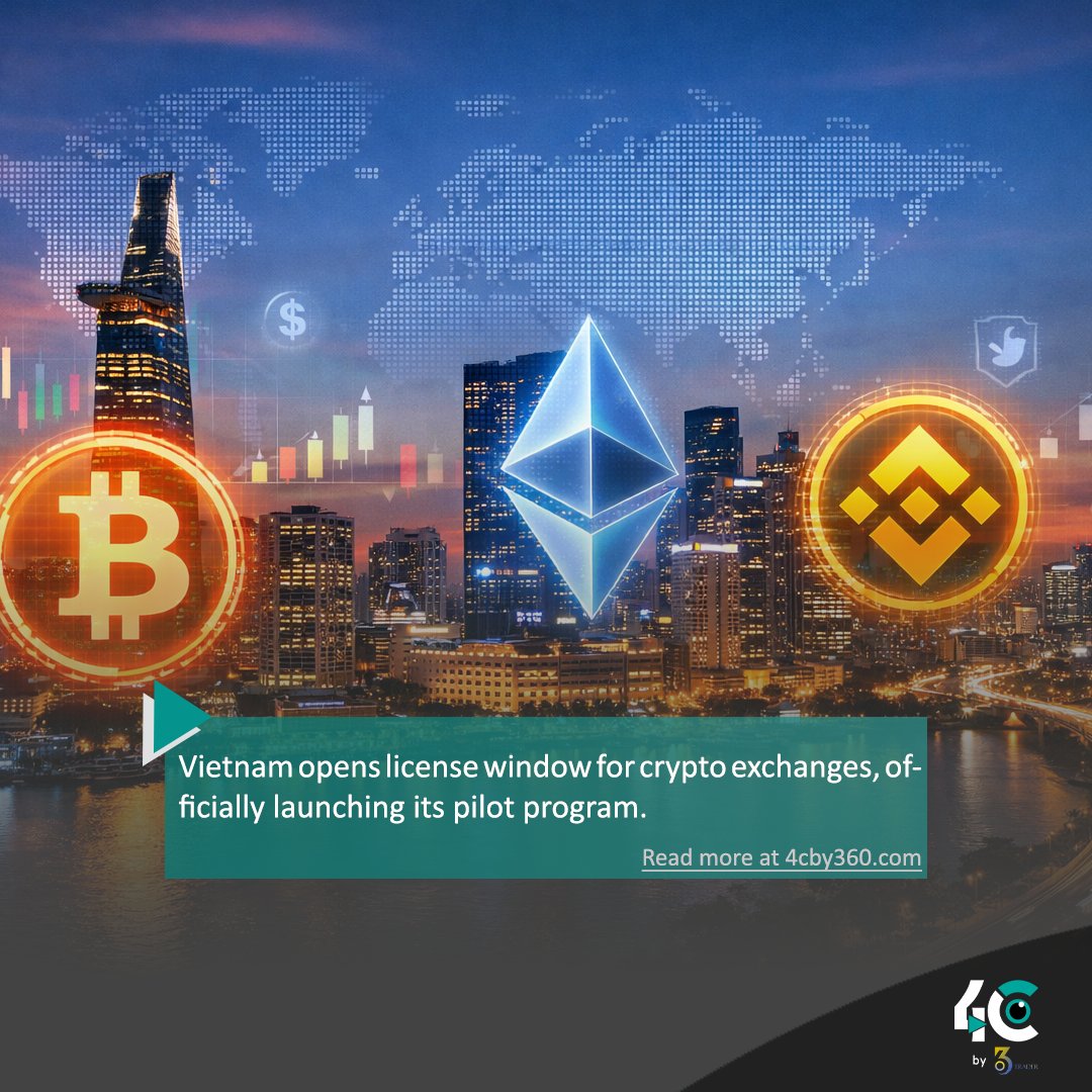 Vietnam opens crypto trading license window as pilot kicks off, boosting  regulated digital asset growth 🇻🇳📈 #VietnamCrypto #DigitalAssets # Blockchain #CryptoNews #FinTech #Regulation