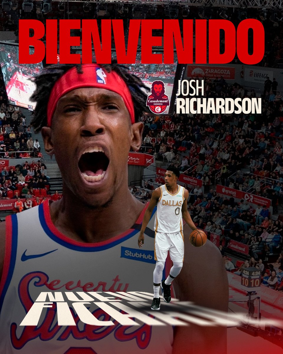 ACBCOM's tweet image. 🖋️ @casademontBZ ha llegado a un acuerdo con el escolta norteamericano Josh Richardson se una al club de la Rasmia hasta el final de la presente temporada, con un periodo de prueba de diez días.

#LigaEndesa | #MercadoACB