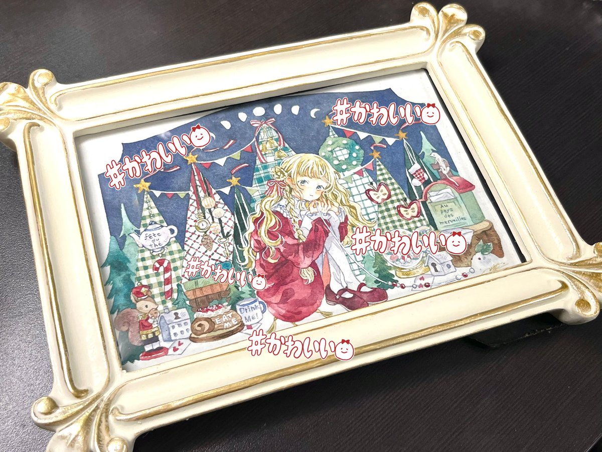 昨年末のぎゃらりぃあとさんでの企画展でお迎えした陽向さん(<a href="/hntaa420/">陽向</a>)の作品をお受け取りしてきました🎄✨かわいい～～っ✨✨大切にします！！