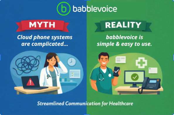 babblevoip's tweet photo. 🚫 Myth: Cloud phone systems are complicated and time-consuming to manage.
✅ Reality: Babblevoice is designed to be refreshingly simple, quick to set up, intuitive to use, and ready to support your business from day one.
#CloudTelephony #babblevoice #SimpleTechnology #VoIP https://t.co/7EiVdD0KXk