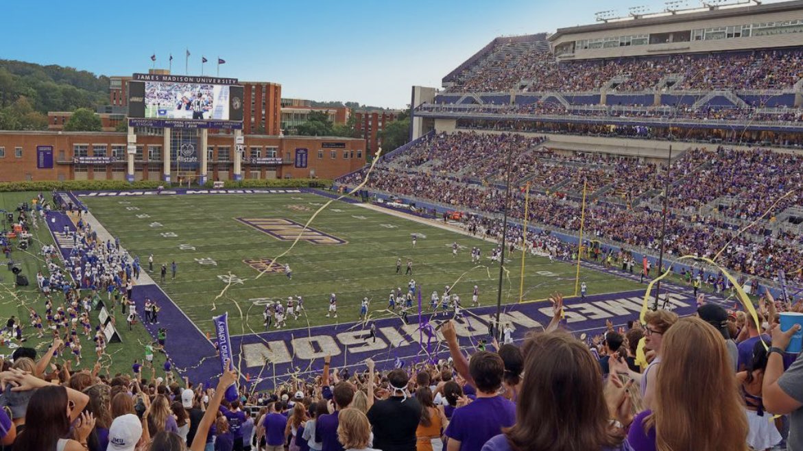CoachPlungasJMU's tweet image. “The greatest place in the world to play football.” @JMUFootball 

#GoDukes #DTP