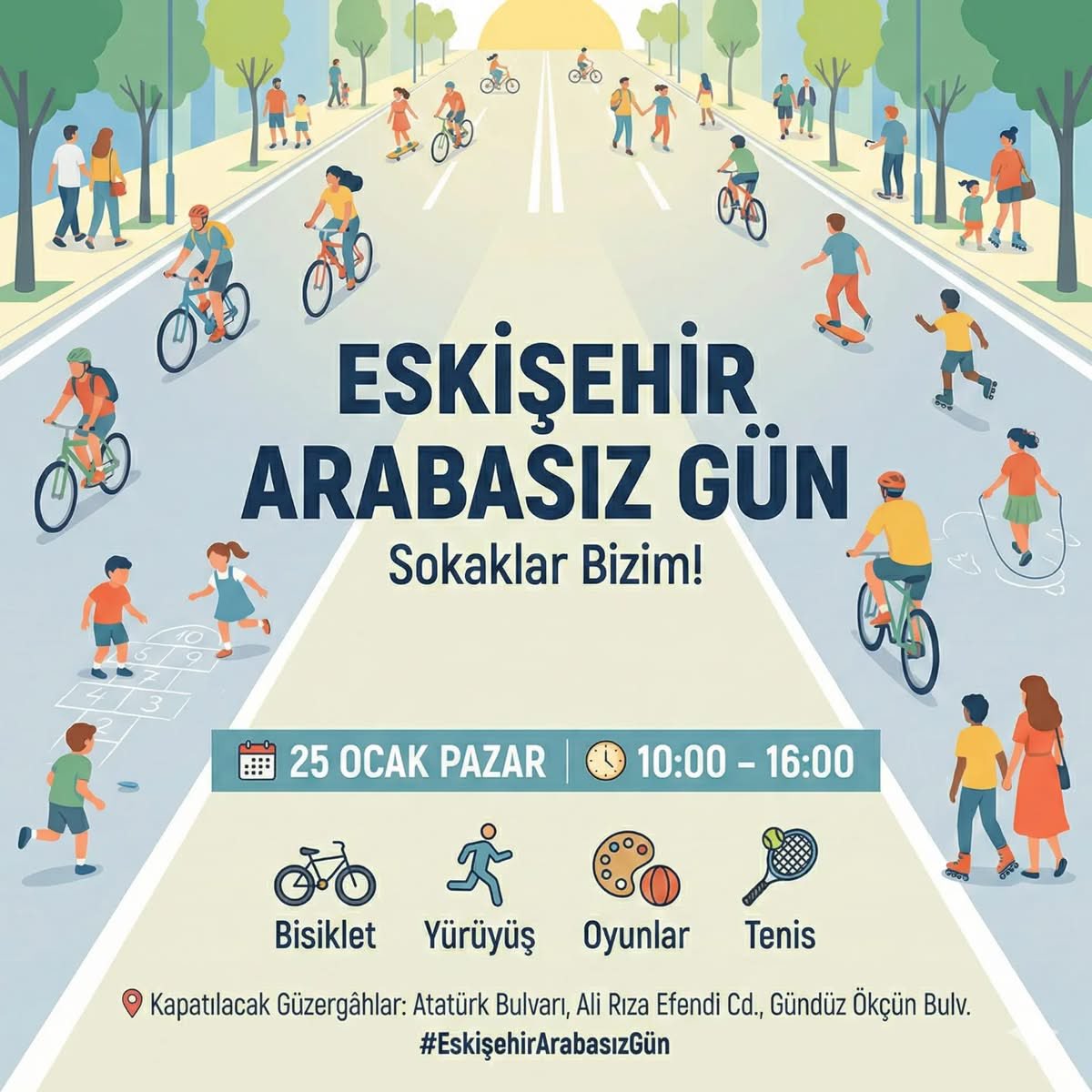 Başka şehirlerimize de örnek olur umarım. ☺️🚲