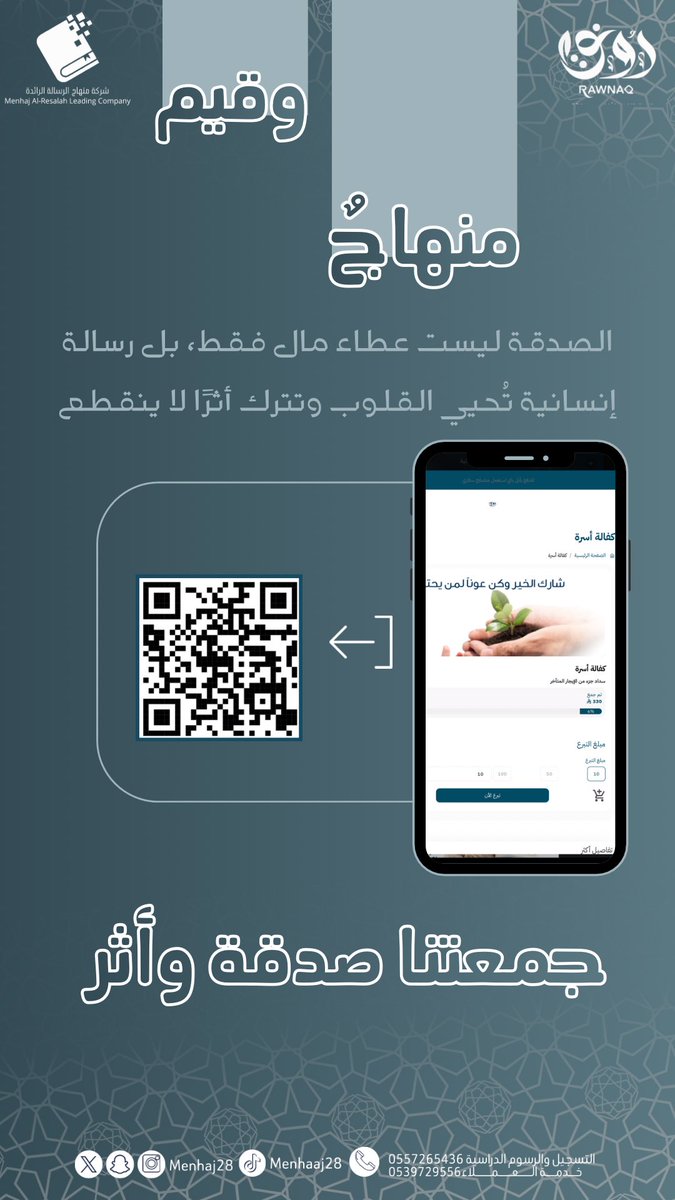 #صدقة وأثر✨