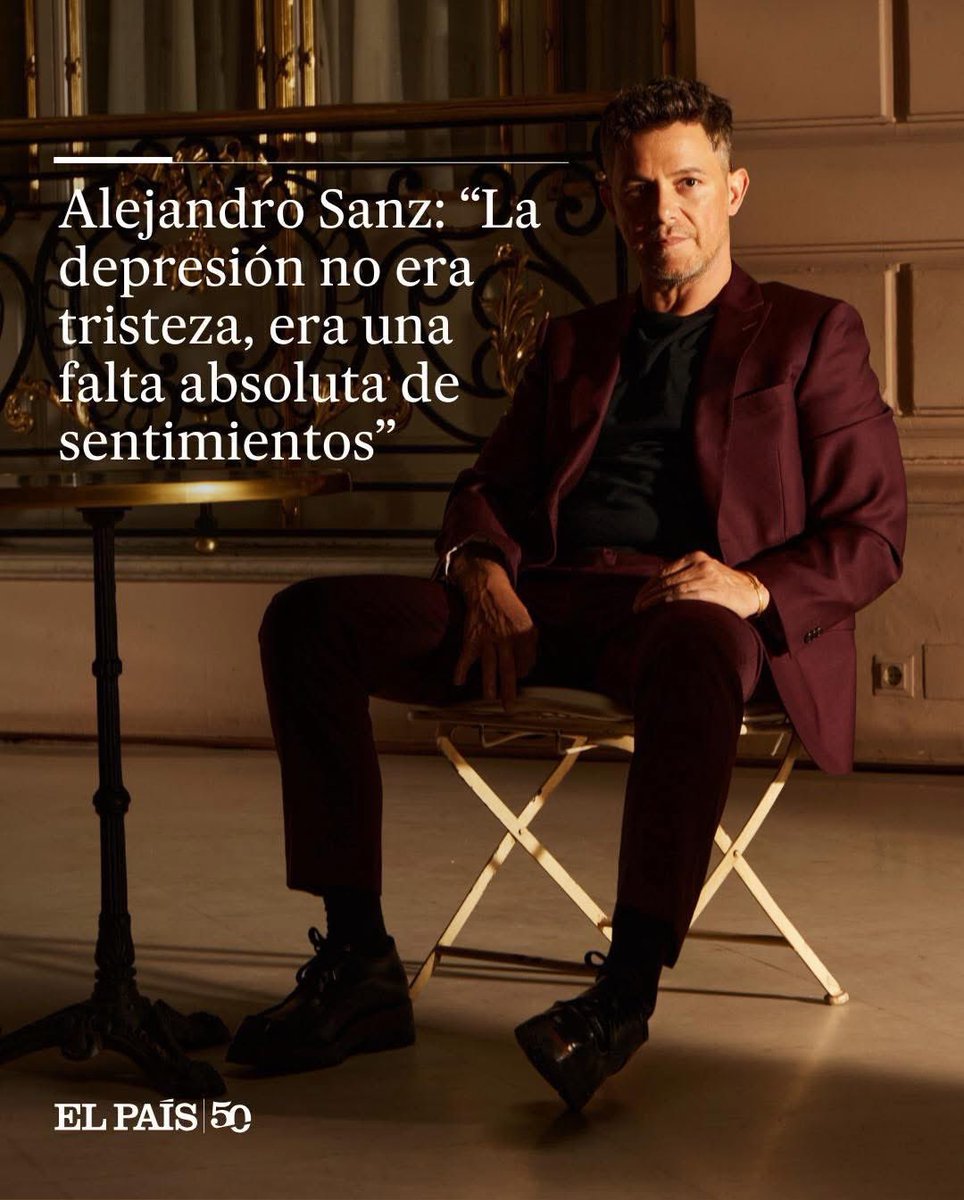 Alejandro Sanz : “La depresión no era tristeza, era una falta absoluta de sentimientos”

En una entrevista reciente con El País,<a href="/AlejandroSanz/">Alejandro Sanz</a>  habló con una honestidad profunda sobre uno de los momentos más delicados de su vida personal y artística. El cantante explicó que lo