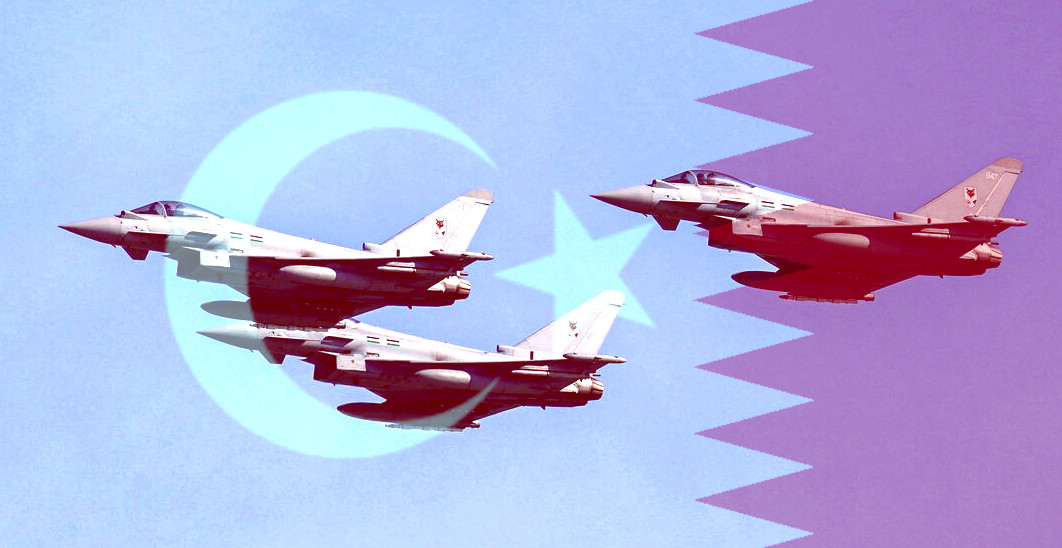 TurkishCentury's tweet image. ✈️ Transfer of the 12 Qatari #Eurofighter #Typhoon fighter jets to Türkiye is expected to begin in February with Turkish pilots reportedly already undergoing training in Qatar &amp;amp; the UK. 🇹🇷🇶🇦🇬🇧