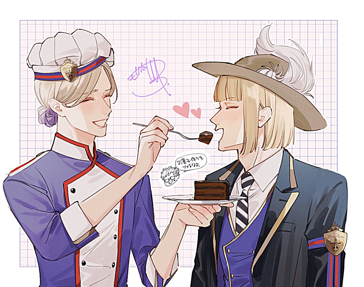 moke_taros's tweet image. ルクヴィル🏹👑再掲
マス🧑‍🍳してるので🍰🍫