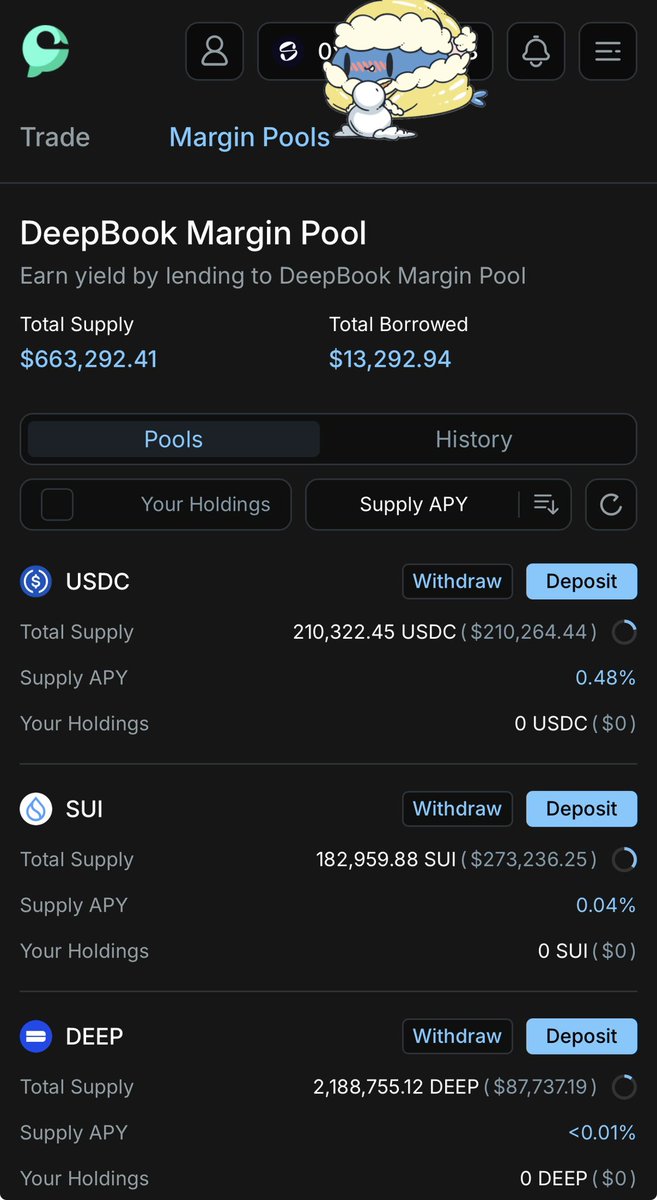 amywph's tweet photo. Margin Season kicked off as we celebrate the launch of @DeepBookonSui Margin! 

Trade $SUI, $DEEP, and $WAL with leverage or deposit into Margin pools to earn on @CetusProtocol, the go to frontend for Deepbook since the good old days. 🐳✨ 

Wdyt we mean by ep1….? 🤭 https://t.co/DkEZp3H4FK