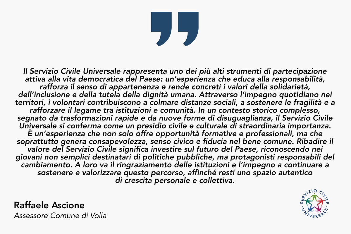 Forum ServizioCivile tweet media