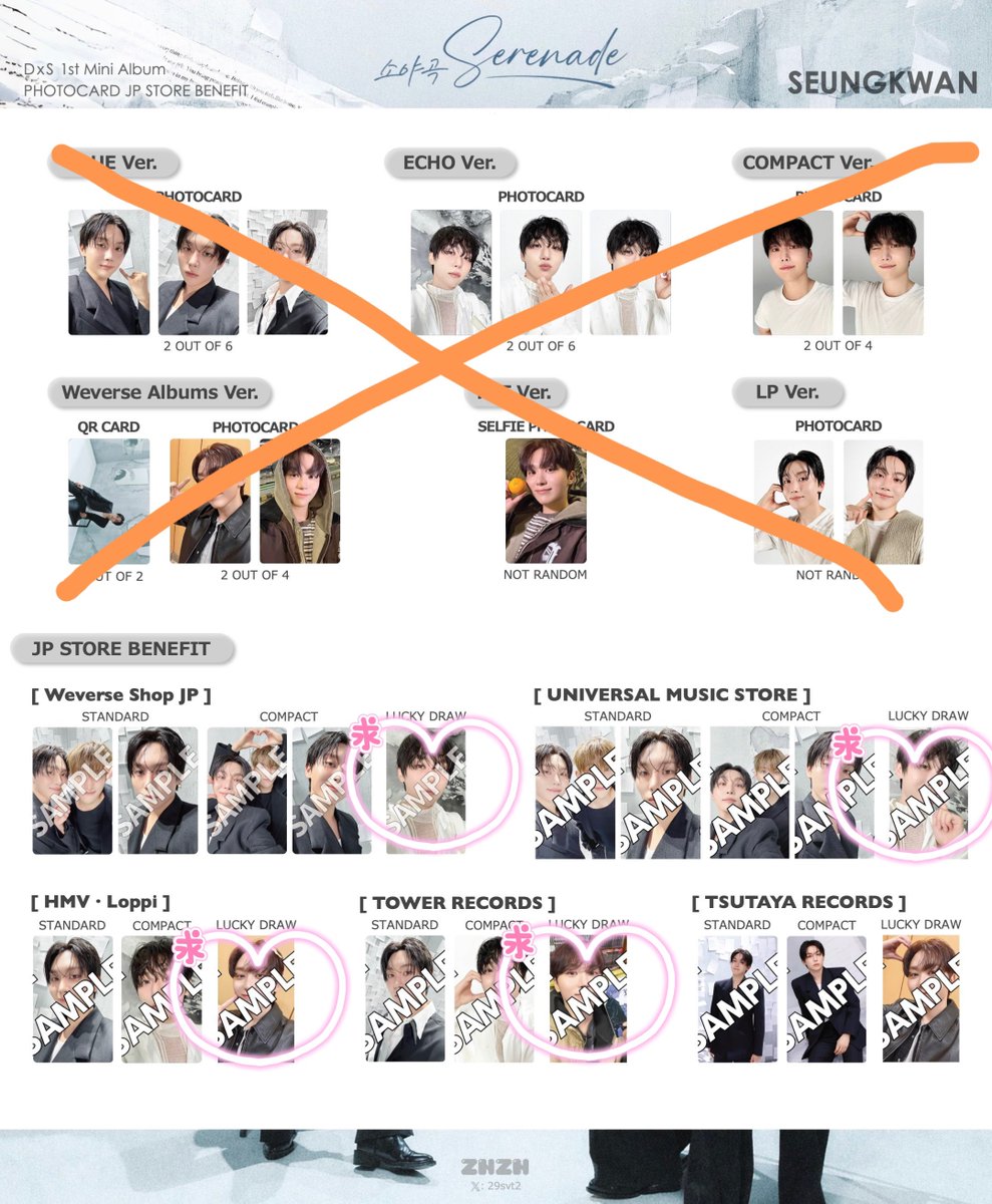 交換】SEVENTEEN D×S Serenade ラキドロ トレカ 特典 譲:ドギョム