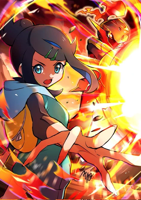 リコ&amp;グレンアルマ #アニポケ #anipoke
