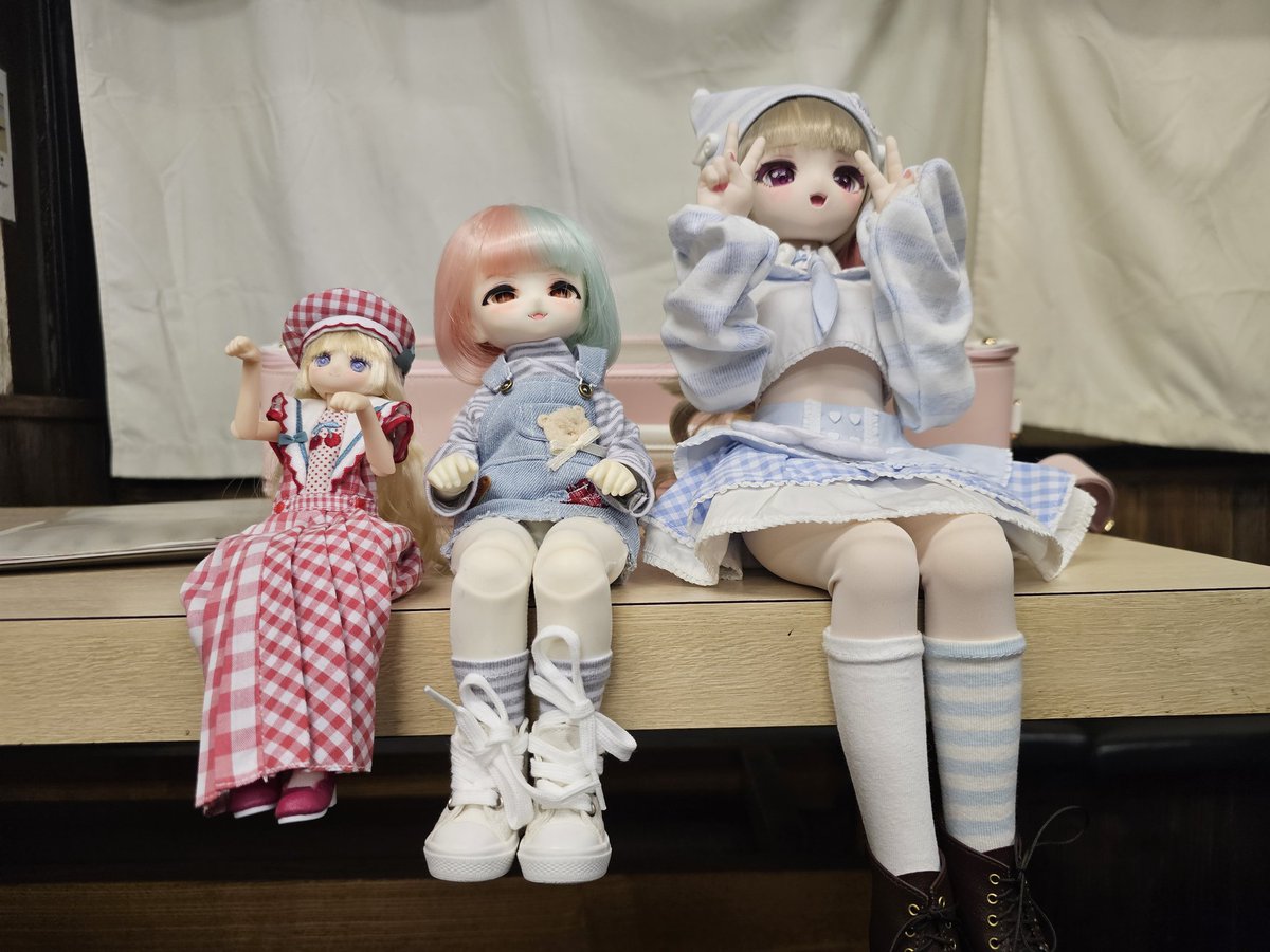 左から3万 4万 8万… まめちゃん(￣ω￣;)