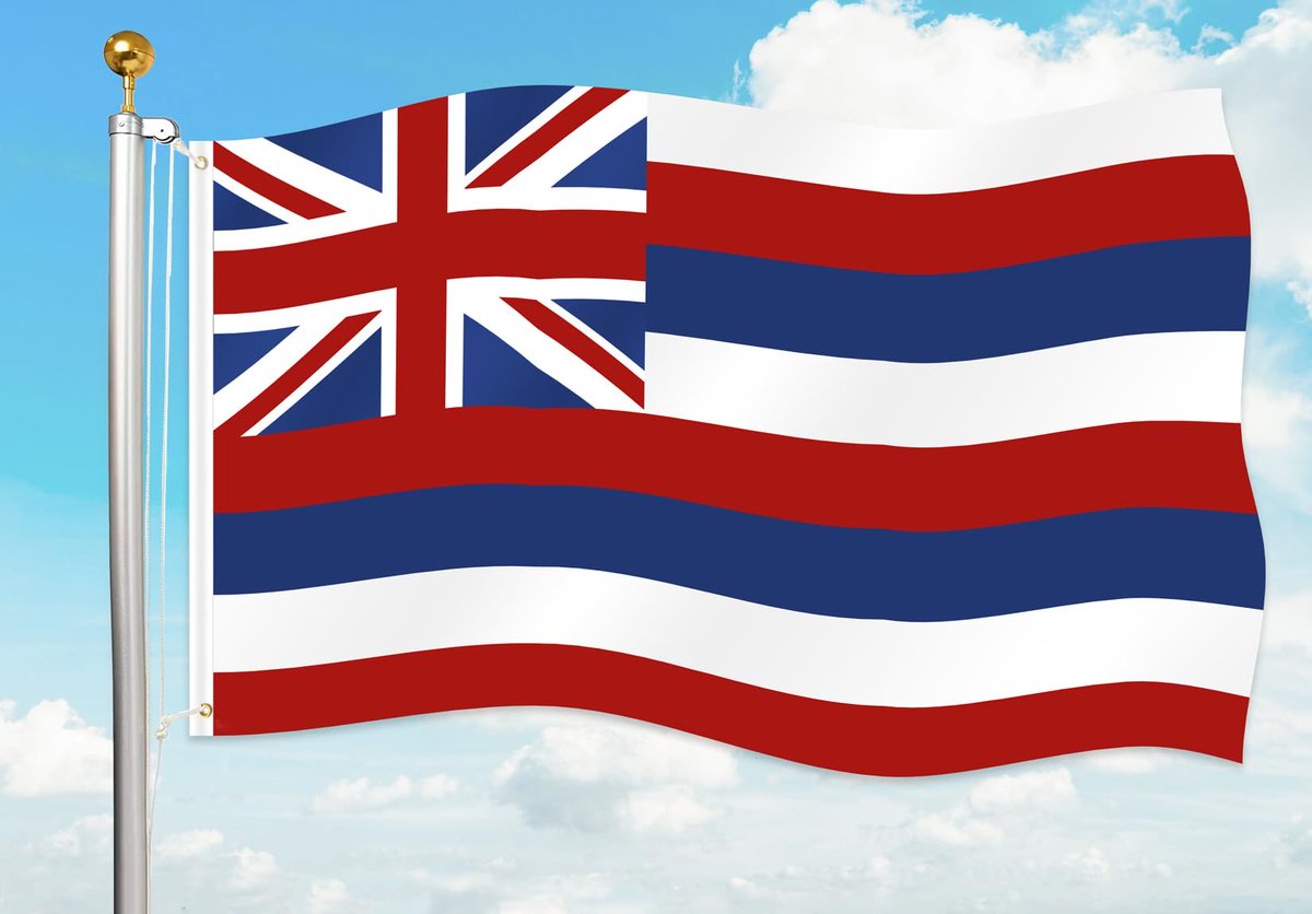 toon7608's tweet photo. @JeremyClarkson Flag of Hawaii has the Union Flag in it https://t.co/jfBjSRlfX6