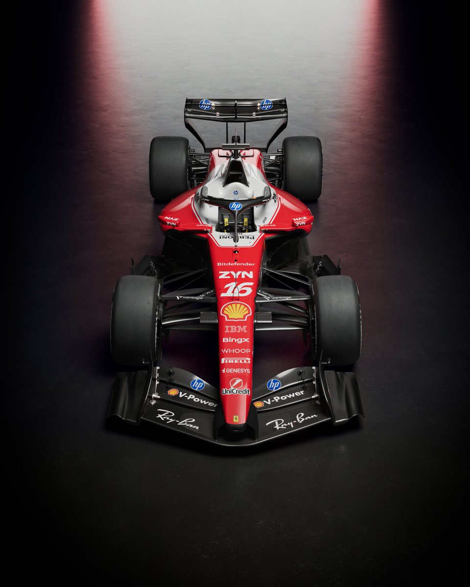 FerrariF1FRA's tweet photo. 🔴 Ferrari : les premières images de la SF-26.

Agressive. https://t.co/sgXwxnCBOC