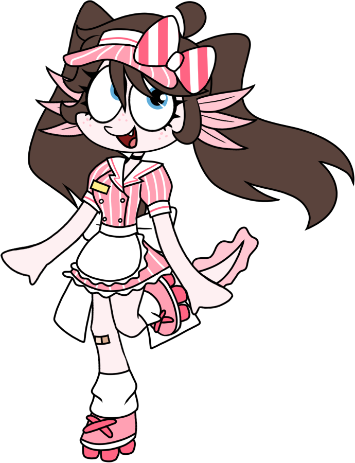 KarolaneLewizz's tweet photo. Created a Spongebob OC!! She's an axolotl, and she works at the Krusty Krab as a maid. :]
#spongebob #spongeboboc https://t.co/GnC4PuckUt