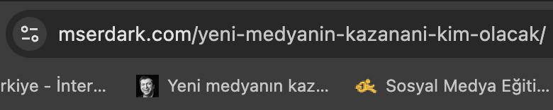 2012'de Chrome yer imlerine eklemiş olduğum <a href="/mserdark/">M. Serdar Kuzuloğlu</a>'ın bir yazısına bugün yanlışlıkla tıkladım. Hazır açılmışken göz atayım, 14 yıl önce durum neymiş diye sonuna kadar okudum. 

"Yeni medya" kavramının ilk çıktığı dönemi hatırlamak isteyenler için link: mserdark.com/yeni-medyanin-…