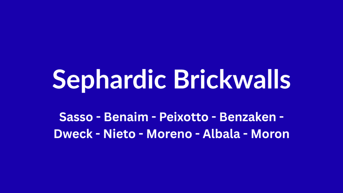 Sephardic Genealogy tweet media