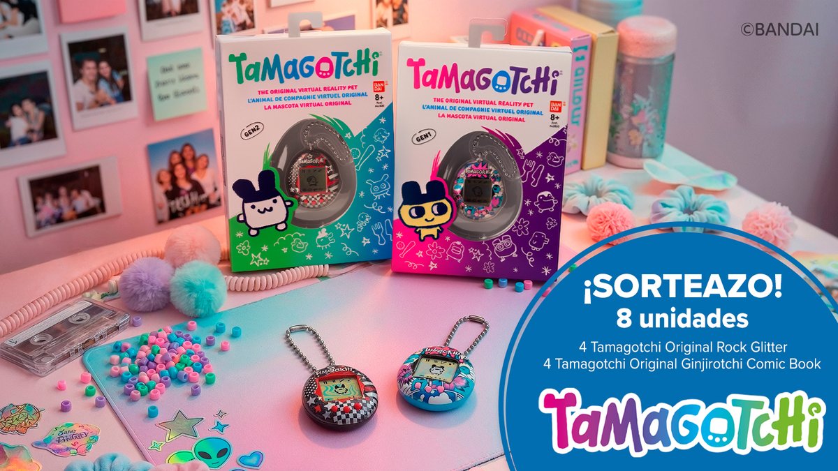 CarrefourES's tweet image. ✨¡SORTEAZO!✨

Tenemos 8 Tamagotchi que pueden ser tuyos. 

✅ Haz RT + FAV 
✅ Menciona a un amigo con el hashtag #TamagotchiCarrefour
✅ Sigue a @Bandai_es 
✅ Participa tanta veces como quieras 

Hasta el 25/01 ¡Mucha suerte! 🍀

Bases legales: acortar.link/cI6NIs