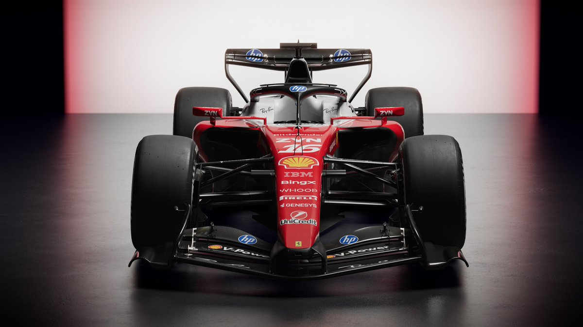 F1's tweet image. Pretty in red ❤️

What do you think of @ScuderiaFerrari's updated look for 2026? 👀👇

#F1