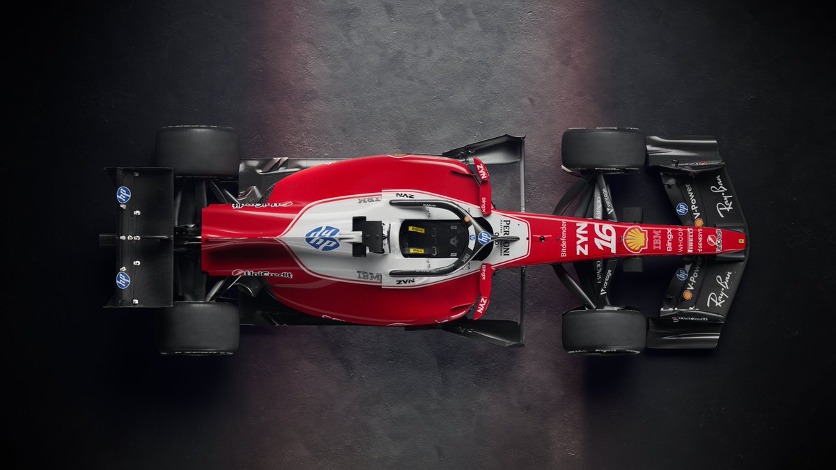 F1's tweet image. Pretty in red ❤️

What do you think of @ScuderiaFerrari's updated look for 2026? 👀👇

#F1