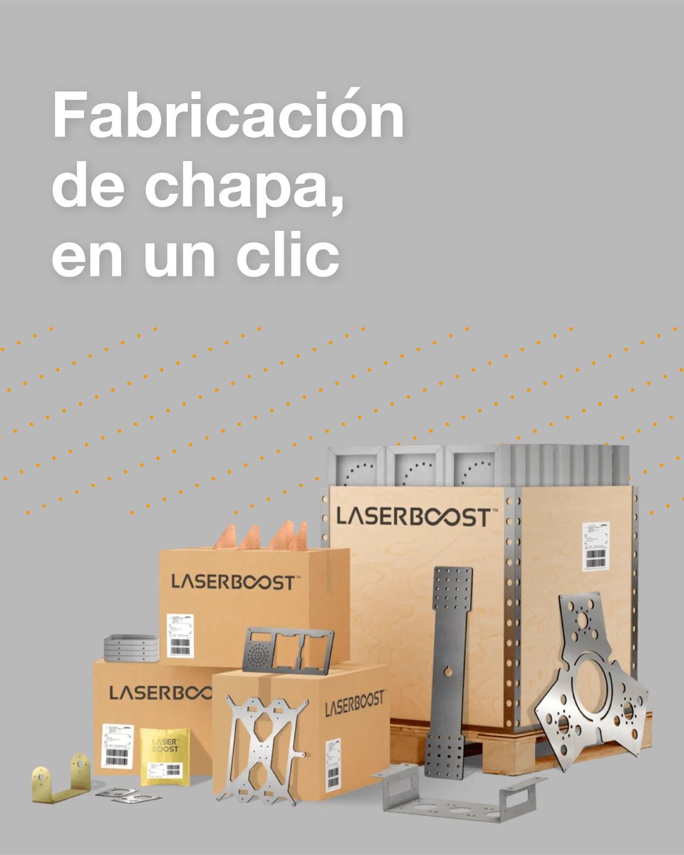 Fabricar piezas de chapa metálica no debería ser complicado. 💻 Por eso ofrecemos una solución online clara, ágil y sin sorpresas. Subes tu diseño, configuras tu pedido y recibes tus piezas a tiempo. 🚀

#LaserBoost #CorteLáser #PlegadoLáser #FabricaciónOnline