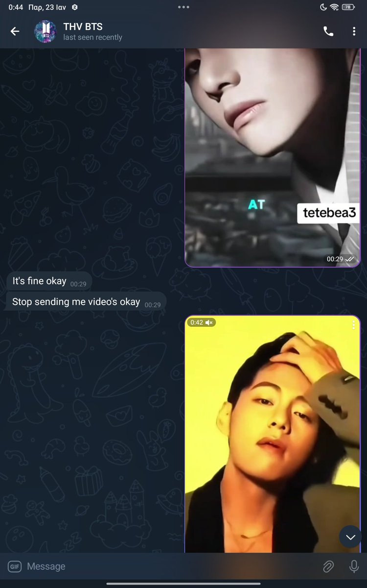 kthv1k2's tweet photo. @BTS_twt I want to share that some fake accounts on Telegram have hurt fans by pretending to be you. It’s confusing and sad. I just want to 😢 thank you for your music and inspiration, which always makes me happy. #Taehyung #BTS https://t.co/KXza0GSfAi