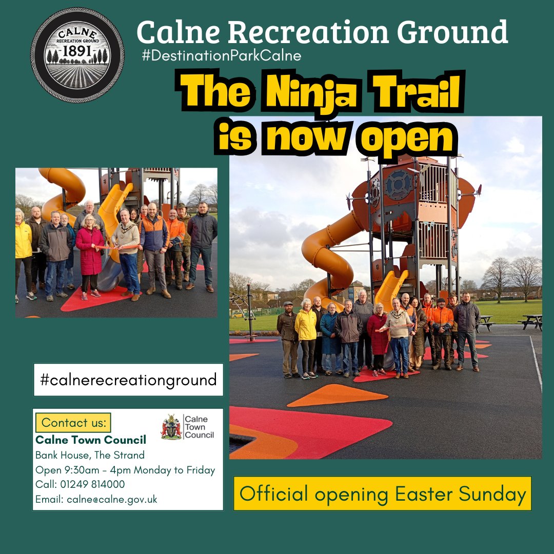 CalneTC's tweet image. New Ninja Trail opens to the public