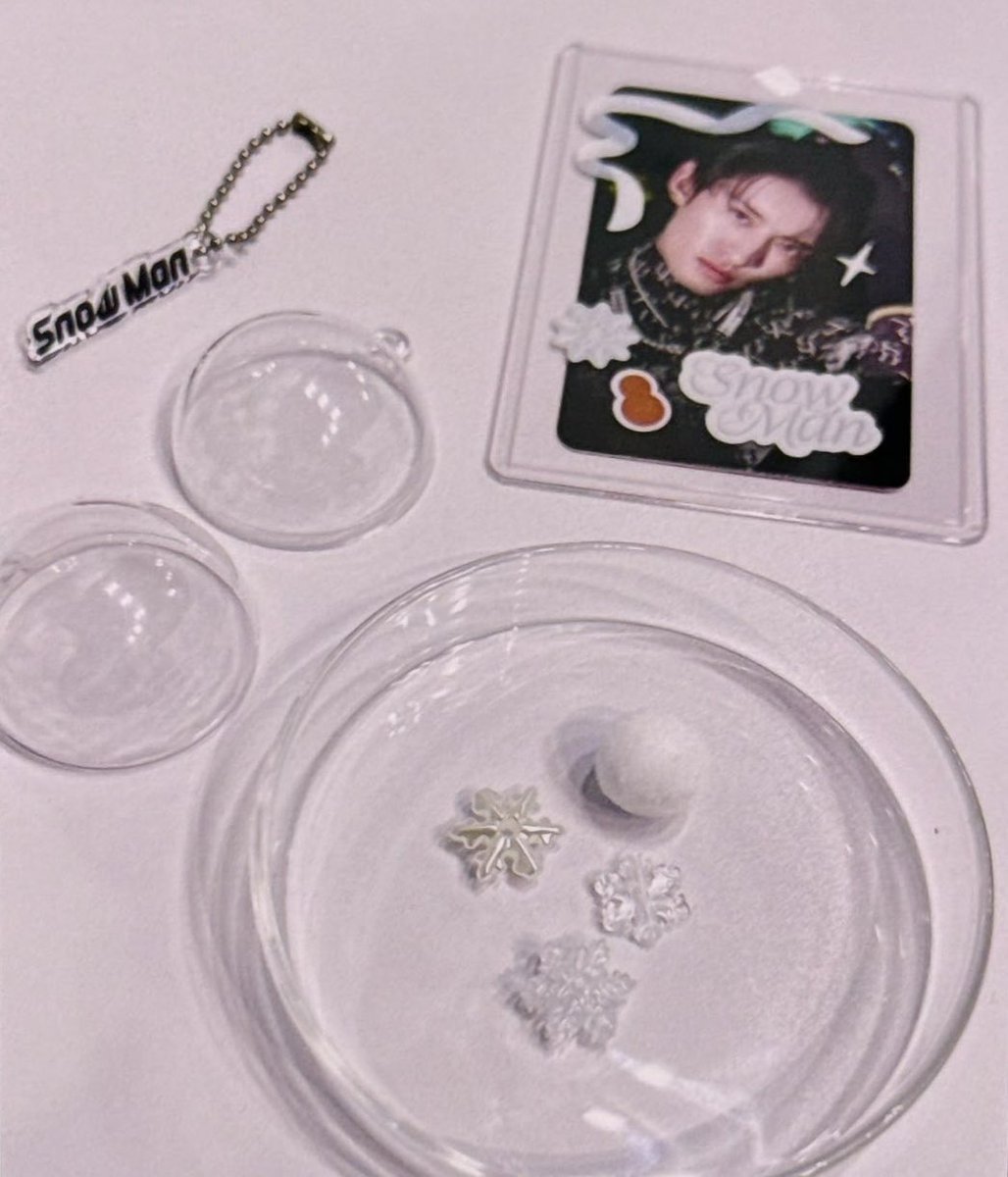 Snow ManのPOP-UPに行った方が撮ったメンバー作成のスノーボール