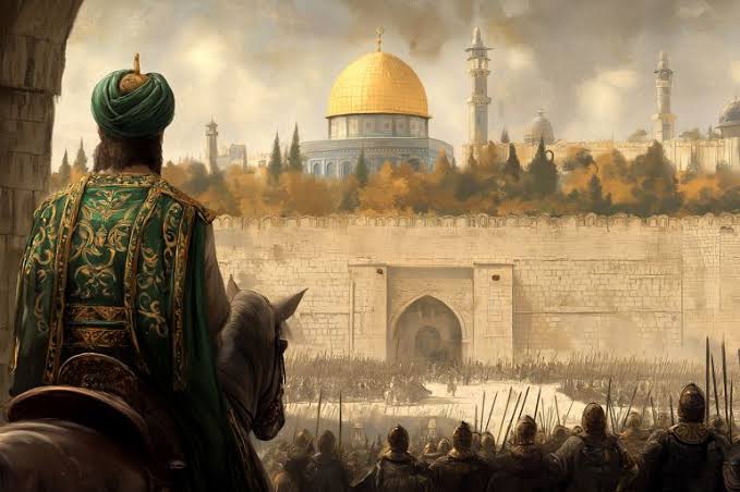 abumaather888's tweet photo. في مثل هذا اليوم الجمعة 4 شعبان 583هـ صلى القائد المظفر صلاح الدين الأيوبي أول جمعة في المسجد الأقصى المبارك بعد تحريره واسترداده من أيدي الصليبيين، بعد توقف الصلاة في المسجد المقدس 90 عاما..
في ذلك اليوم اجتمعت الأمة على هدف واحد، فحقق الله لها مرادها الأعظم وفتحها الأكبر https://t.co/5cUNfEXuCG