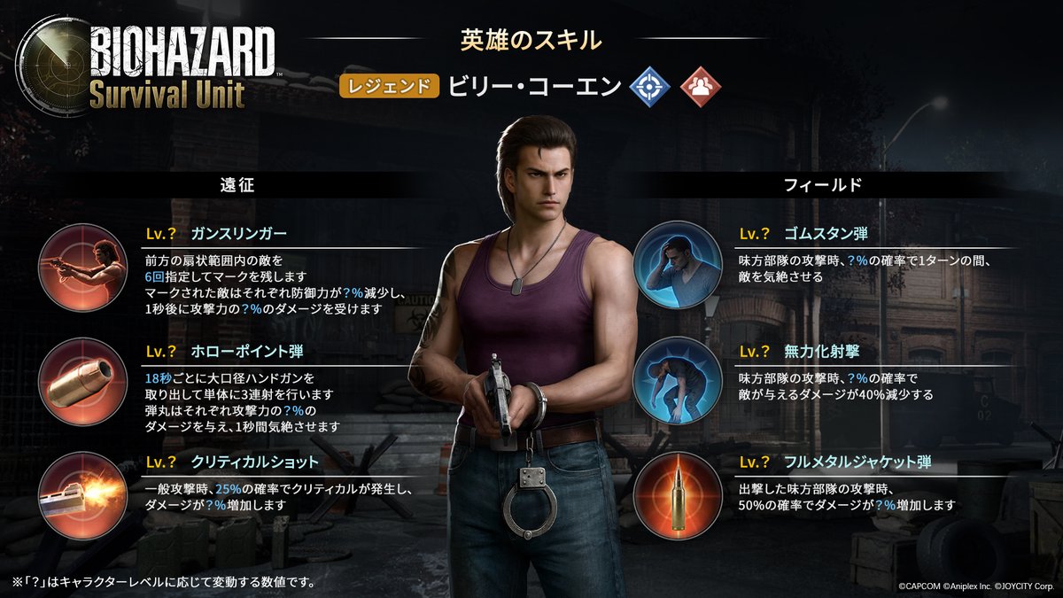 新英雄が近日登場予定！】 まもなく『BIOHAZARD Survival Unit』に、元
