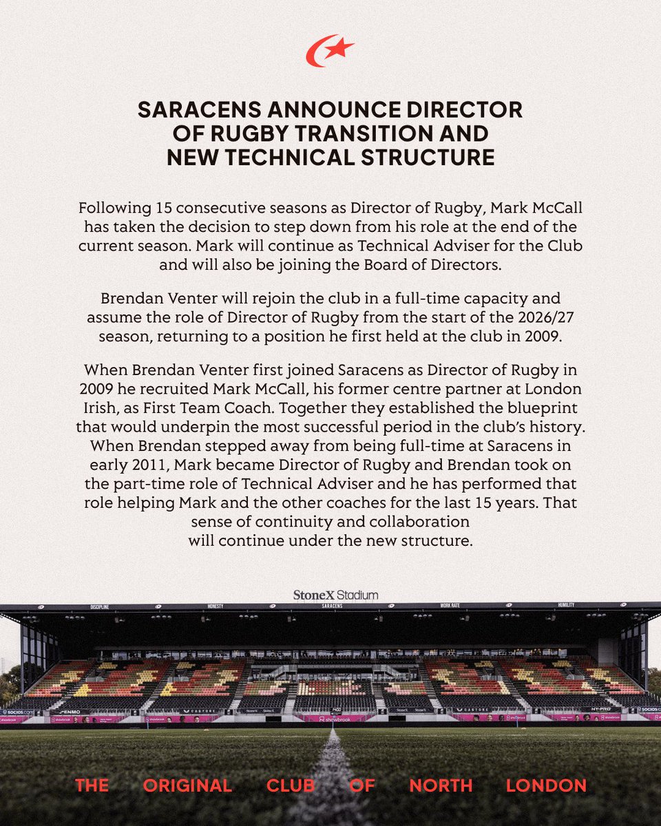 Saracens Rugby Club tweet media