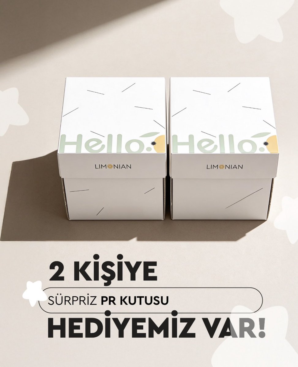 2 Kişiye Sürpriz Pr Kutusu Hediye Ediyoruz🍋

✅ <a href="/bibimcos/">BibimCos</a> ve <a href="/limoniancom/">Limonian Turkey</a> hesaplarını takip et

✅ 1 arkadaşını etiketle

1 Şubat günü açıklıyoruz💚