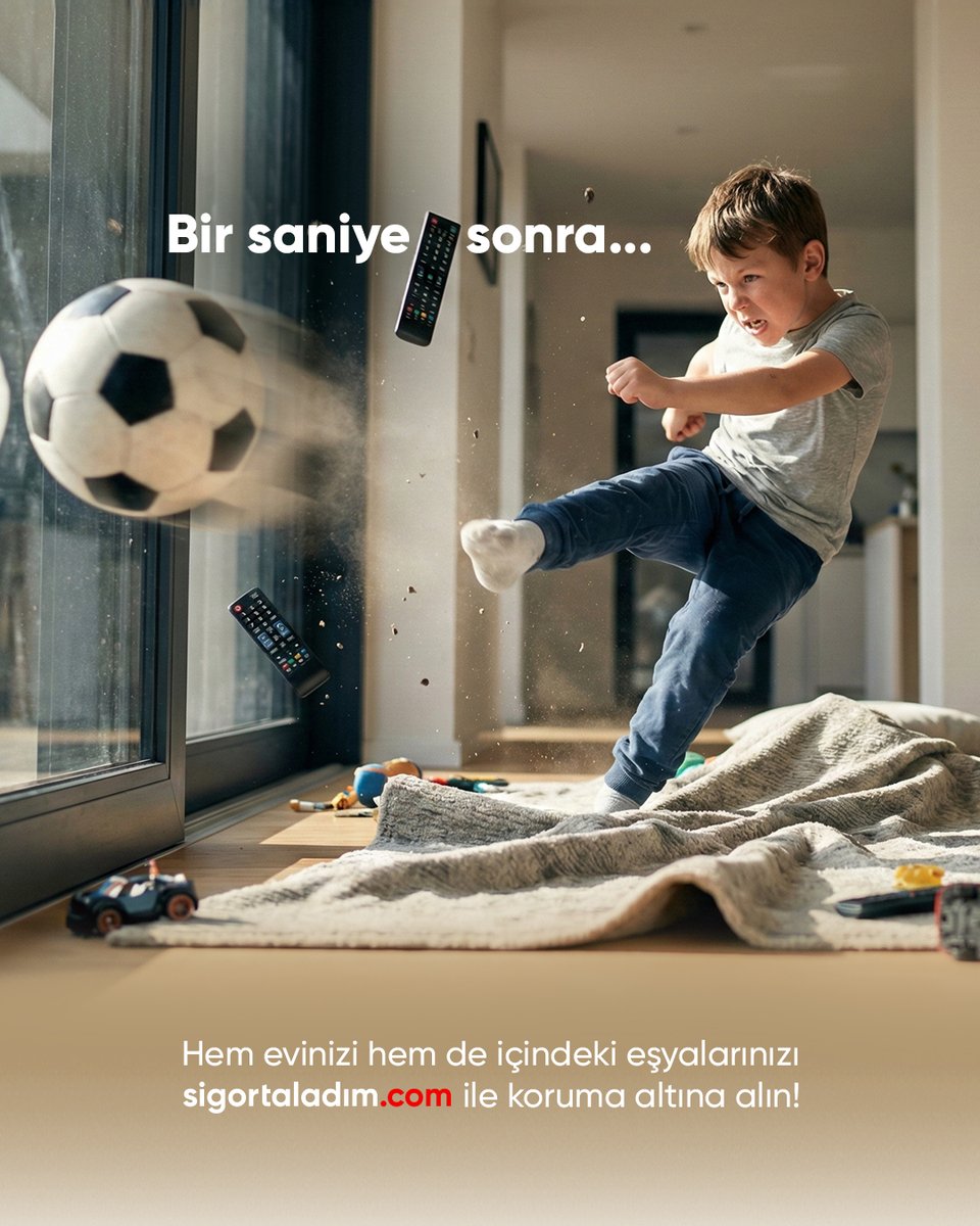 Yarıyıl tatili başladı, evlerde hareket arttı. 🏠⚽️

sigortaladım.com’dan size özel plan seçenekleri için teklif alın. Üstelik konut veya eşya sigortası yaptıranlara 2.000 TL’ye varan market ve akaryakıt çeki hediye!

Detaylı bilgi için: sigortaladim.com/esya-sigortasi