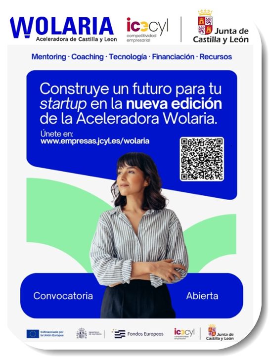 🚨 Hasta el 2⃣6⃣/0⃣1⃣ puedes inscribirte en la convocatoria abierta del programa #Wolaria de aceleración de empresas de <a href="/empresasjcyl/">Competitividad Empresarial JCyL</a>.
Únete a Wolaria 🚀 y da un paso más en tu emprendimiento. 
#aceleracion #ICECYL
¡Vamos, inscríbete y participa‼️⏬
empresas.jcyl.es/web/es/creacio…