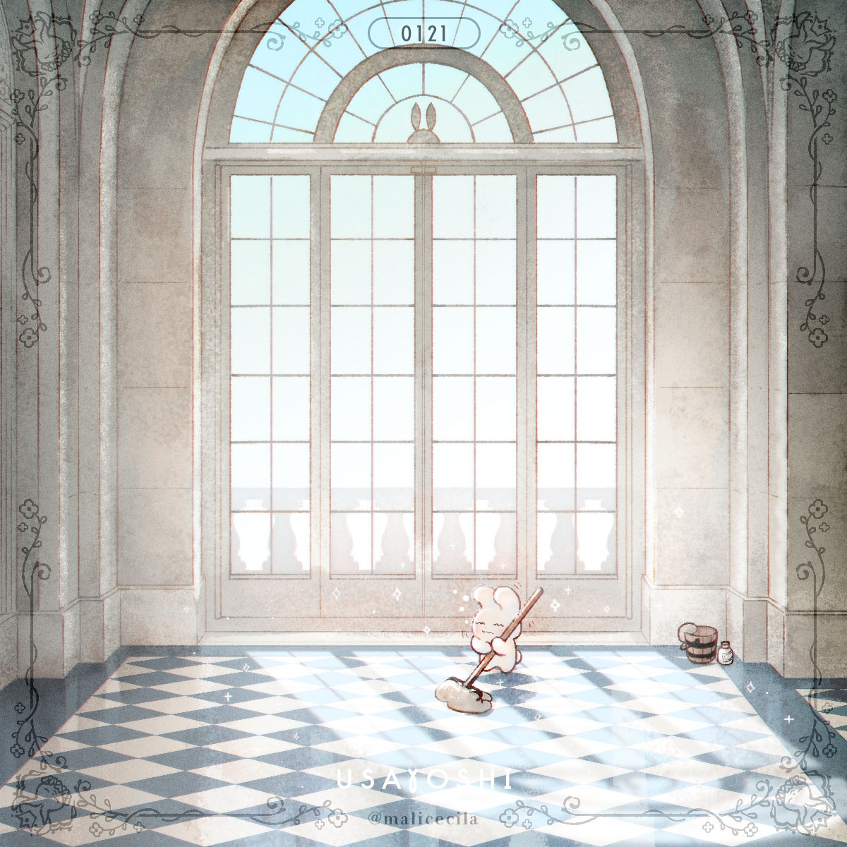 malicecila's tweet image. ﾎﾟｯｶﾎﾟｶ日光ﾈﾑﾈﾑうさよし　（再掲）