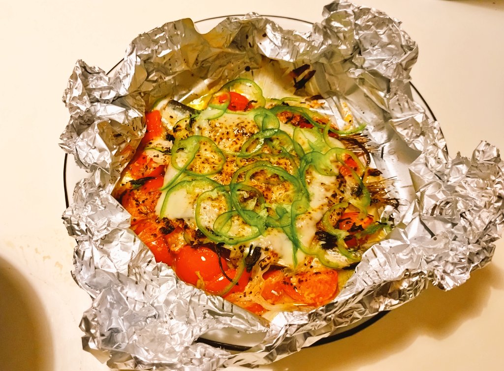 イワシのイタリア風ホイル焼き 