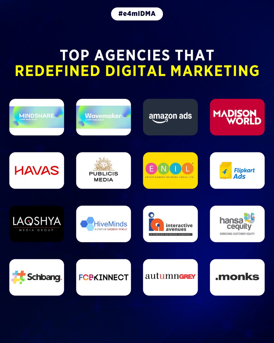 e4mevents's tweet image. From category-defining brands to agencies that consistently raised the bar, #e4mIDMA 2025 celebrated digital work that delivered creativity with impact, at scale.
Will this year raise the bar even higher?
Nominate now: bit.ly/49bJHKw

#e4mIDMA #DigitalExcellence