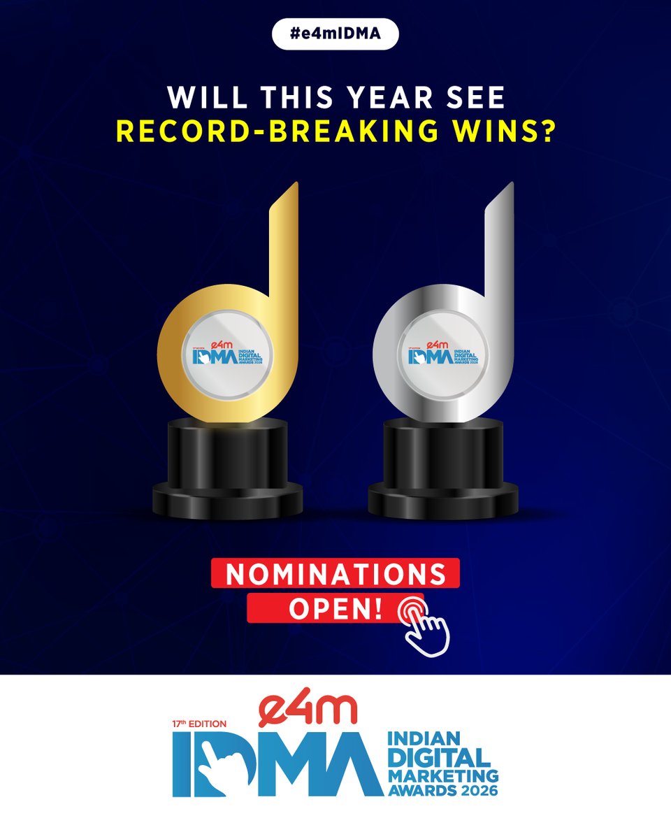 e4mevents's tweet image. From category-defining brands to agencies that consistently raised the bar, #e4mIDMA 2025 celebrated digital work that delivered creativity with impact, at scale.
Will this year raise the bar even higher?
Nominate now: bit.ly/49bJHKw

#e4mIDMA #DigitalExcellence