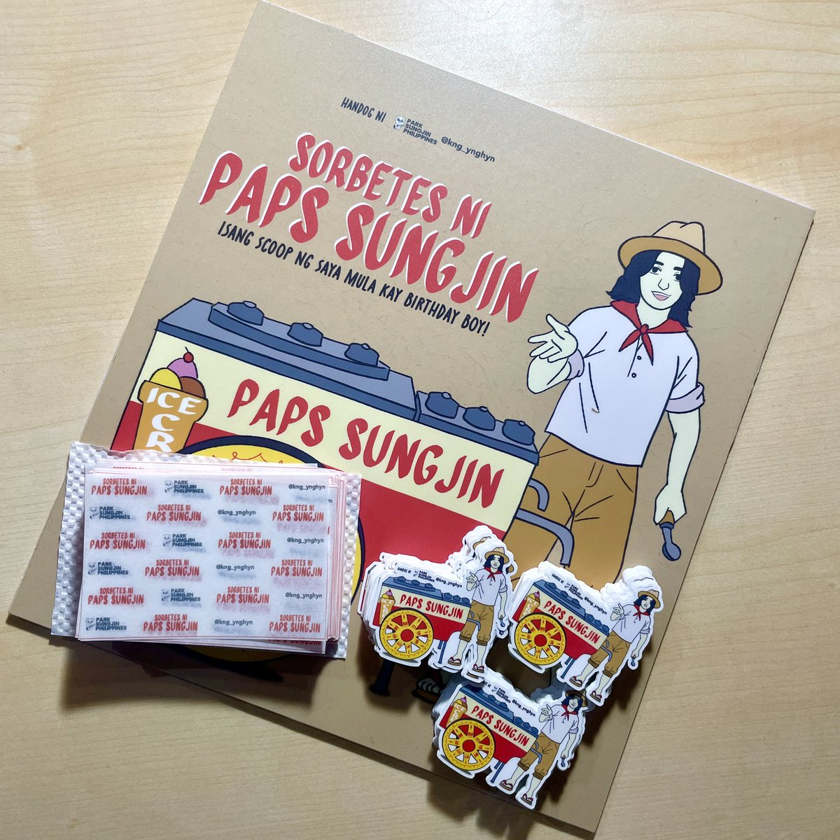 SungjinPHTeam's tweet image. [SORBETES NI PAPS SUNGJIN]

Kita kits bukas sa My Day Stopover!
 Libreng sorbetes + custom ice cream cone sleeve + Sorbetes ni Paps Sungjin stickers.

Dagdag tamis, dagdag saya, dagdag ngiti! Limited lang po, kaya tara’t maki-celebrate!

@kng_ynghyn 
#PSJPH_SorbetesNiPapsSungjin