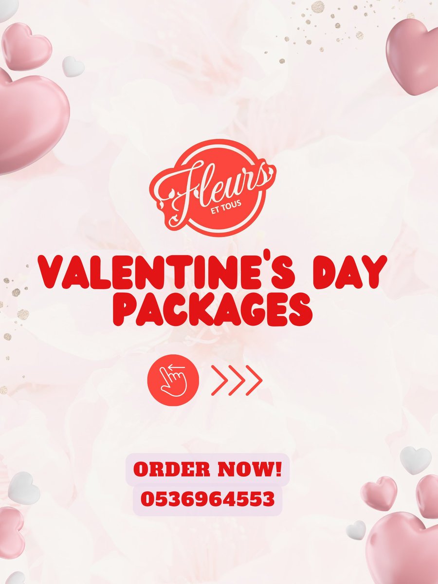 fleursettous's tweet photo. It's our favourite time of the year! Special packages for all your loved ones. Call/WhatsApp 0536964553 to place your order and remember we can always customise packages to suit your budget! ❤️🌹🌹
First 20 orders get 10% off! https://t.co/Wom6F7mVjS