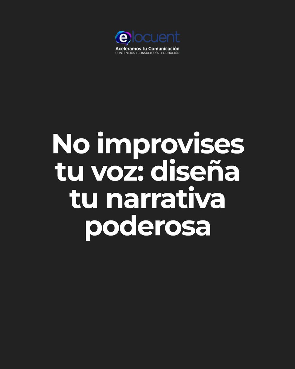 ¿Quieres un sistema de contenido que no dependa del azar? Define tu narrativa, diseña pilares, establece calendario, crea procesos, mide impacto. No improvises tu voz. Comunica con poder.

Visita elocuent.com