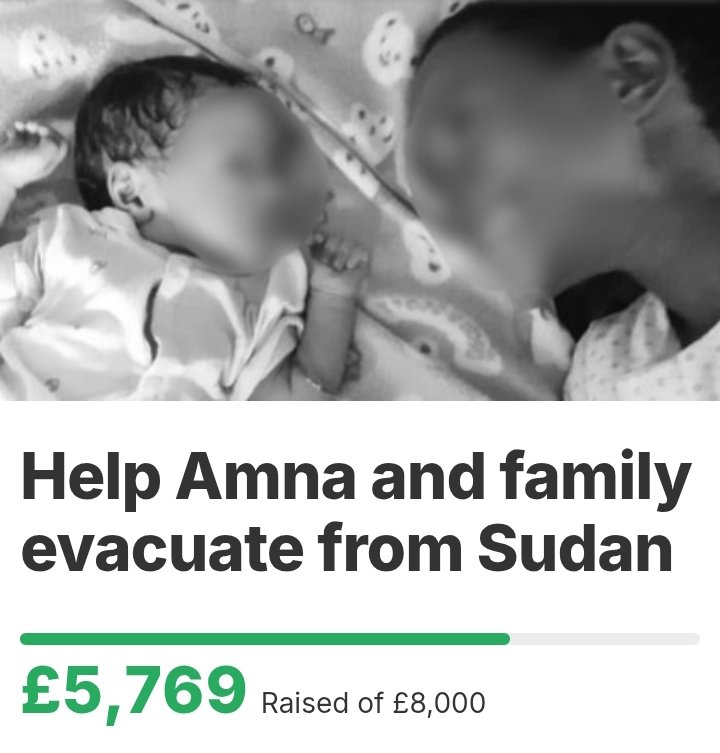 lifa_80's tweet image. £231 // £6000

Can you help us to reach our current goal before the end of the month please? We are getting close

Please pay attention to our story. Read, share, donate if you can 💜 A $5 can make difference in our life.

chuffed.org/project/112615

@sudanfundshare
