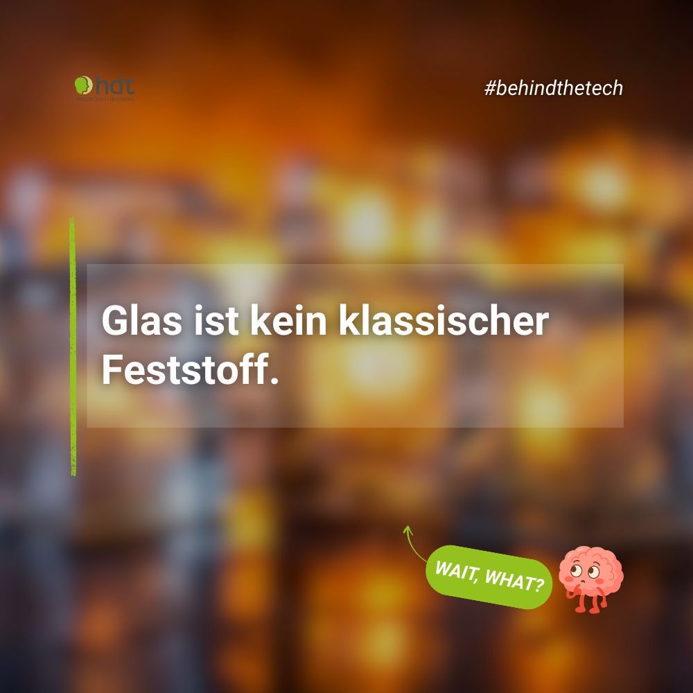 HausDerTechnik's tweet image. Glas ist kein klassischer Feststoff. Physikalisch liegt es zwischen fest und flüssig 🧊

Diese Struktur macht es stabil, transparent und vielseitig - vom Smartphone bis zur Architektur.

#behindthetech #goodtoknow #factcheck #glas #waitwhat