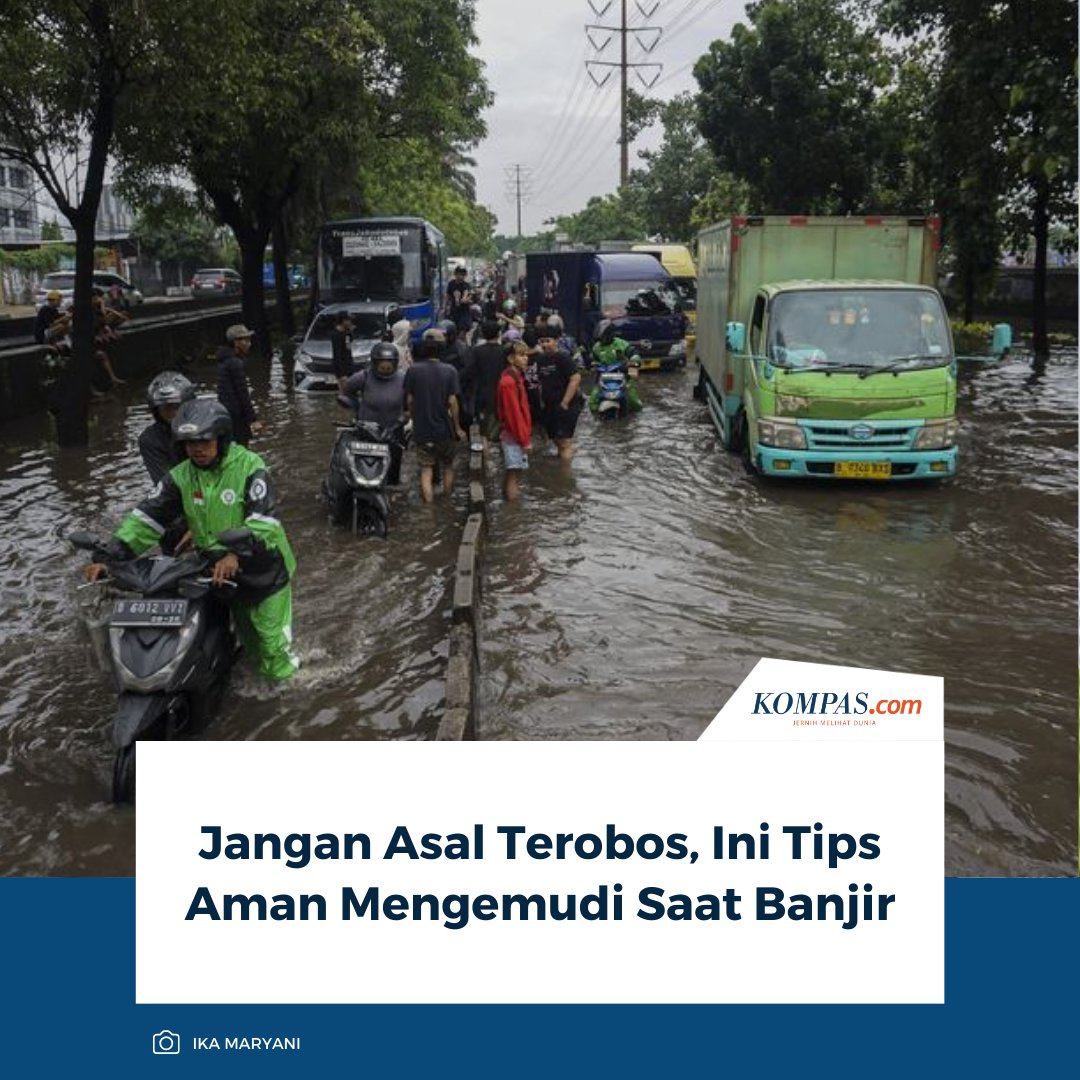 kompascom's tweet photo. Berkendara saat banjir berisiko merusak kendaraan dan membahayakan keselamatan. Penting bagi pengemudi mengetahui tips aman agar tetap selamat di jalan.
Baca Selengkapnya ππ»
https://t.co/7YCR4pTX2t
~NA #TipsBanjir #KeselamatanLaluLintas https://t.co/7R2X8f65qB