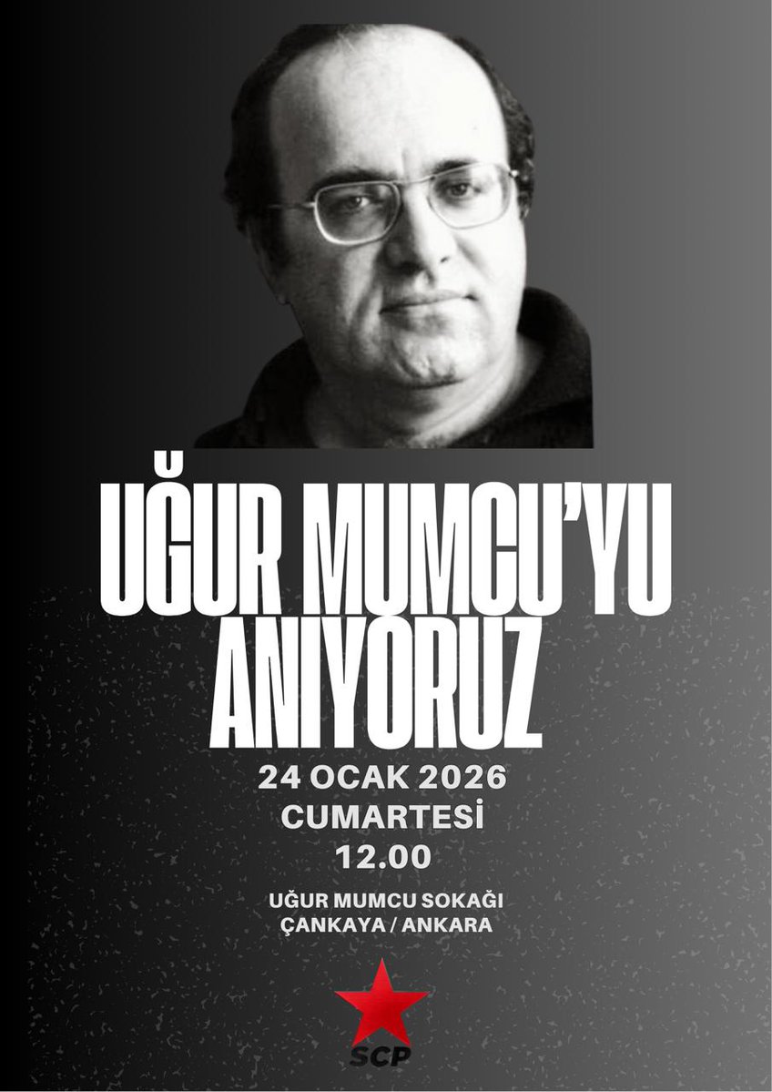 Kalpaksız Kuvvacı, devrimci sosyalist aydın Uğur Mumcu'yu 33 yıl önce haince katledildiği yerde anmak için toplanıyoruz.

📅 24 Ocak Cumartesi
🕒 12.00
🏫 Uğur Mumcu Sokağı / Çankaya Ankara