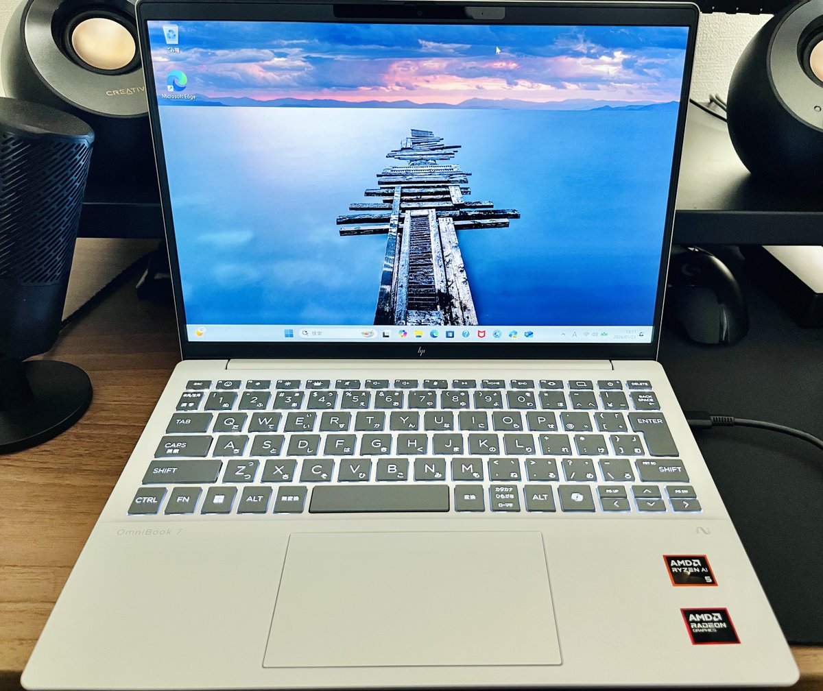 NicoBit25's tweet image. 大学用のノートパソコン届いたぞ！！
1キロ以下のやつを買ったけど持っただけでエグすぎる｡ﾟ+.( °∀°)ﾟ+.ﾟ
高校の時に買ったSurface Go 3よりは流石に重いけど全く気にならない
(そんなに高スペックじゃないけど)性能が数倍上がったしキーボードも打ちやすい！何より画面がデカい！感動モノ