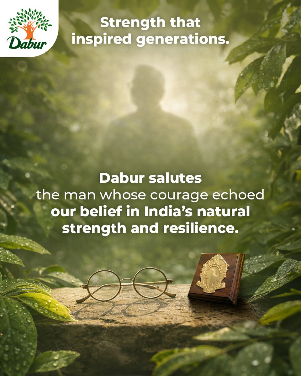His courage didn’t just challenge history, A salute to the man
whose strength continues to echo on through generations.

#DaburIndia
#NetajiJayanti
#CourageAndConviction
#IndiaRemembers
#TimelessLegacy