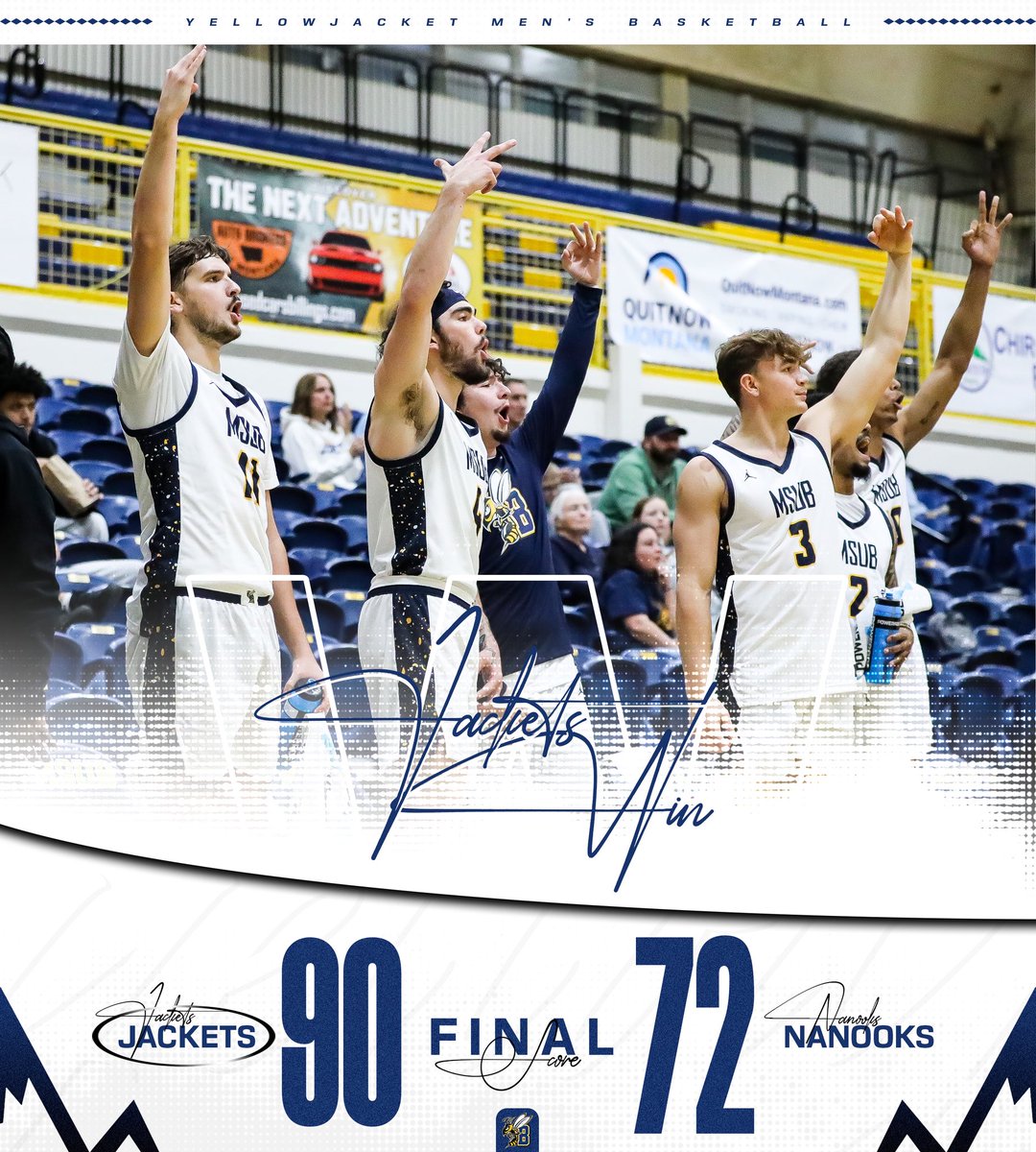 MSUB Men's Basketball tweet media