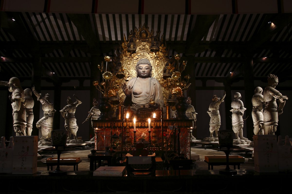奈良の国宝「薬師如来と十二神将」／ 今日紹介するのは… #新薬師寺 の