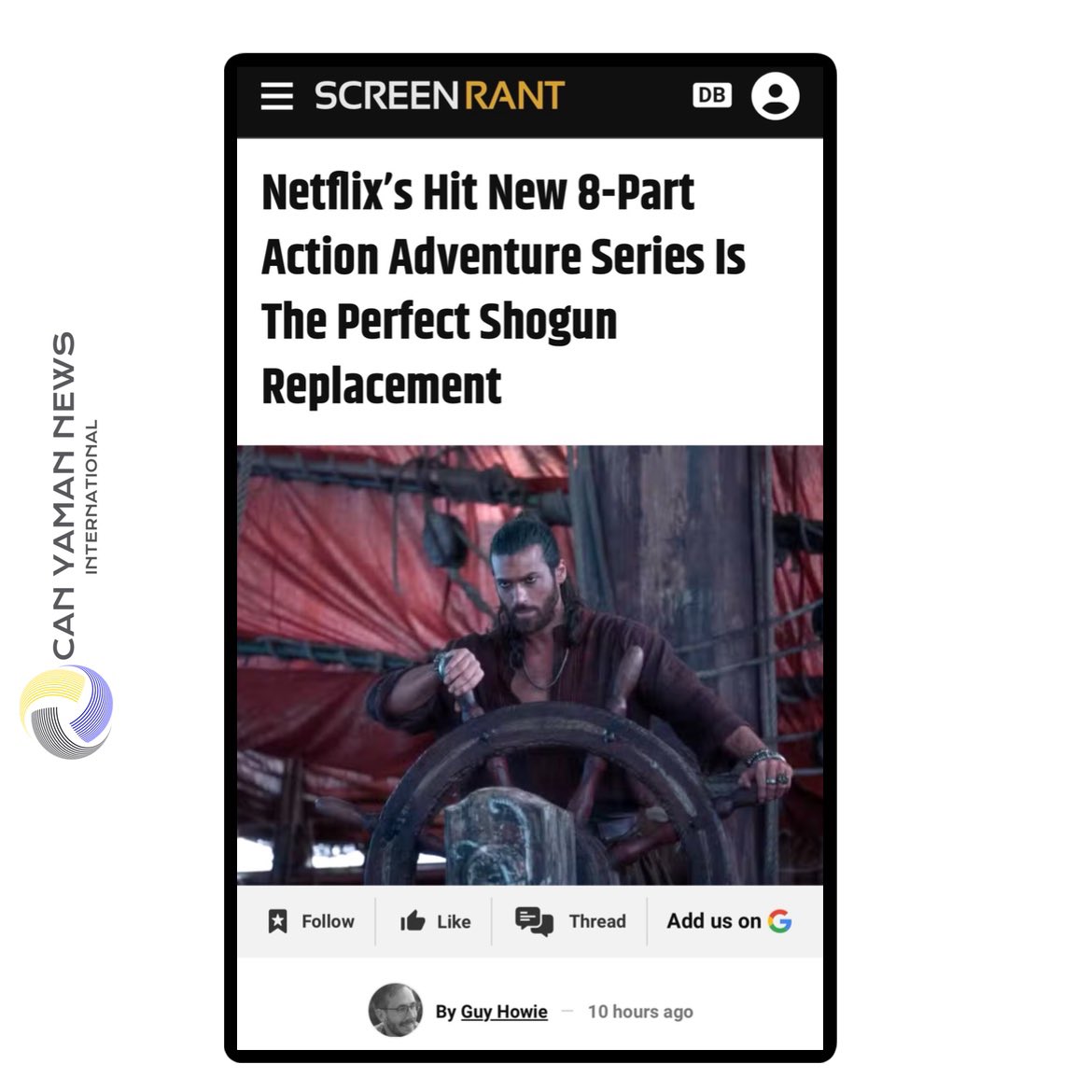 🇺🇸 📺 | Netflix’s Hit #Sandokan New 8-Part Action Adventure Series Is The Perfect Shogun Replacement 

With FX’s acclaimed action adventure series Shōgun now unlikely to be released before late 2027, fans of this exquisitely produced period drama need something else to occupy